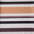 thumbnail image 3 of FRSASU Linen Dresses for Women 3/4 Sleeve Striped Dress Summer V-Neck Boho Vacation Dress Casual Outfits Khaki-A, 3 of 8