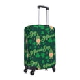 thumbnail image 3 of Easygdp St Patrick's Day9 Print Elastic and Washable Suitcase Protective Cover with Hidden Zipper Fits 18-32 inch Luggage -X-Large, 3 of 9