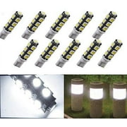 10pcs 194 T10 T5 Wedge Base LED Bulb for Malibu Landscape Lighting Deck Figurine In-Ground Step Path Spotlights Outdoor Garden Lighting