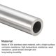 thumbnail image 3 of Uxcell tubo de acero inoxidable 304, tubería metálica para maquinaria industrial 18mmx2mmx300mm 1, 3 of 5
