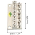 thumbnail image 2 of Terminal Grounding Bar Copper Strip 12 Positions for Electrical Distribution, 2 of 5