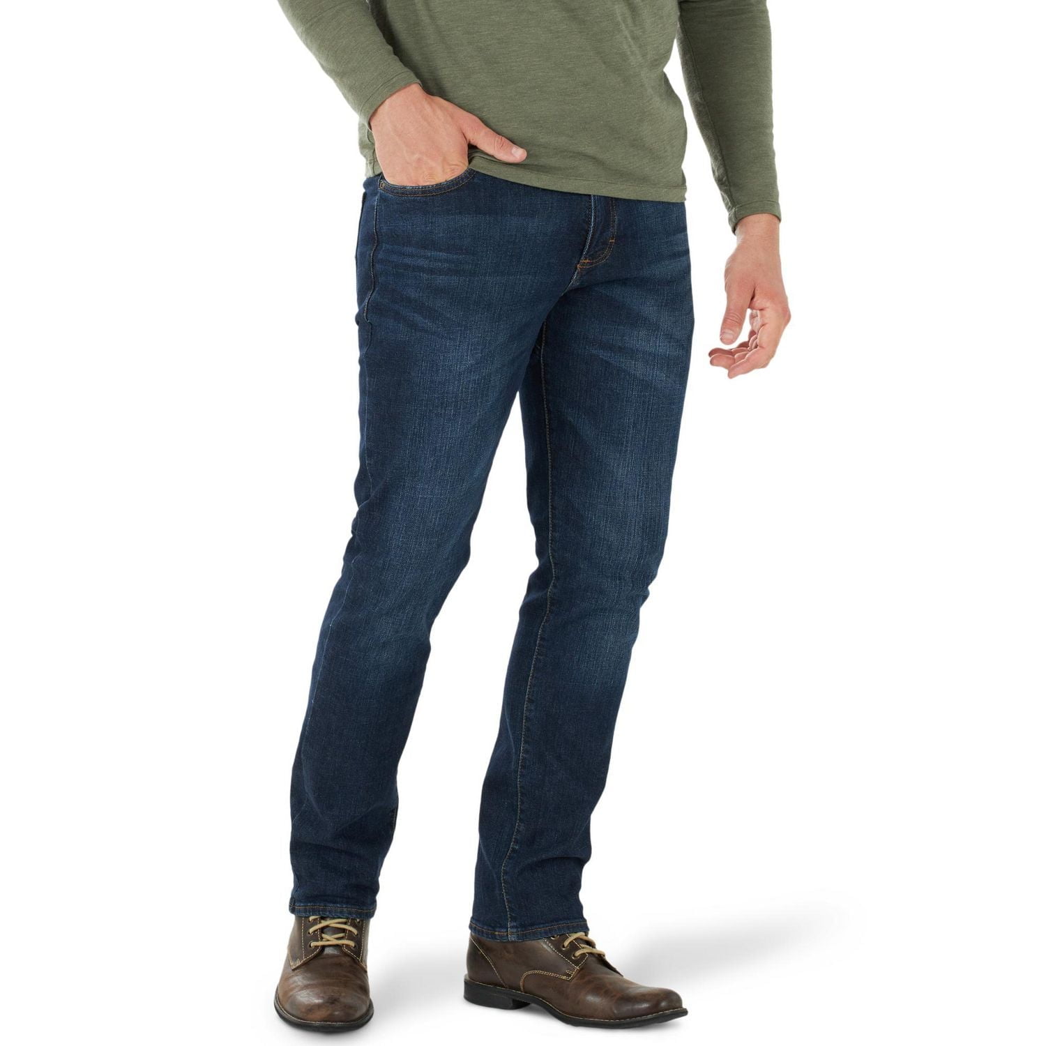 Lee Men's Straight Taper Jean, Motion Flex waistband