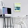 thumbnail image 2 of Epic Art 'Aqua Streak II' by Grace Popp, Acrylic Wall Glass, 12"x16", 2 of 2