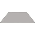 thumbnail image 3 of Pemberly Row 31" x 58" Trapezoid Thermal Fused Top Activity Table in Gray, 3 of 4