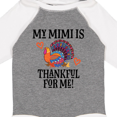 thumbnail image 4 of Inktastic Thanksgiving Mimi Thankful for Me Turkey Boys or Girls Long Sleeve Baby Bodysuit, 4 of 5