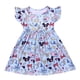 thumbnail image 2 of Disney-vestido de Mickey Mouse para niñas, ropa informal de seda de leche, Castillo Mágico, acampanado, 2022, 2 of 3
