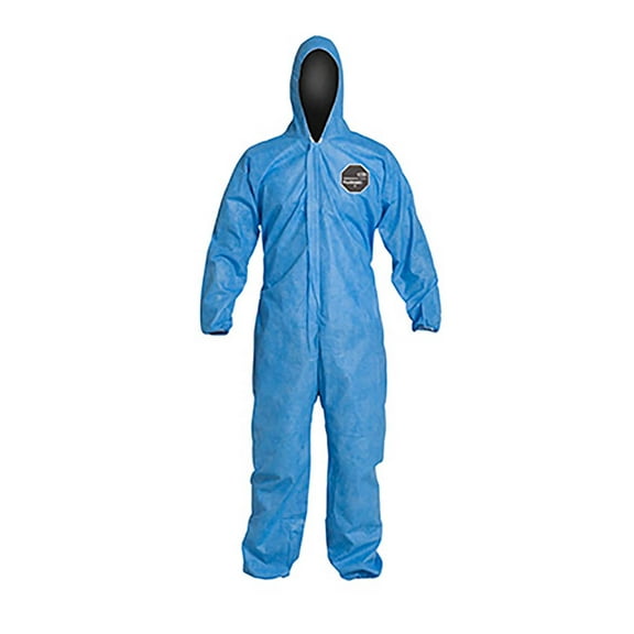 PROSHIELD® 10, COVERALL, ZIPPER FRONT, HOOD, ELASTIC WRIST AND ANKLE, STORMFLAP