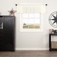thumbnail image 2 of VHC Brands Tobacco Cloth Curtain Valance, Antique White, 16x60, 2 of 8