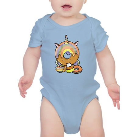 

Unicorn Donut With Candycorn Bodysuit Infant -Image by Shutterstock 24 Months