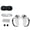 Light white gray, variant on VRs Handle Protections Kits for 4Ultra with Silicone Covers and Lens Films, Enhanceds Grip