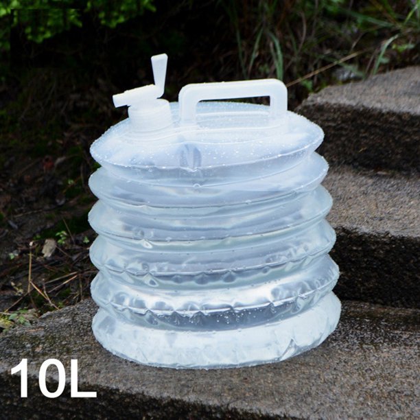 Outdoor Travel 10L Foldable Water Bottle Car Plastic Bottles Container