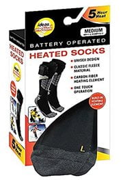 Ideas In Motion Battery Operated Heated Socks by Ideas In Motion