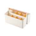 thumbnail image 2 of Caja de almacenamiento de papelería jinwen Organizador de escritorio Portalápices Amarillo Titular de almacenamiento de pluma, 2 of 4