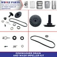 thumbnail image 6 of Whole Parts Dishwasher Drain and Wash Impeller Kit Part # 675806 - Replacement & Compatible With Some Kenmore, Kitchen Aid, Maytag, Whirlpool Dishwashers, 6 of 7