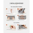 thumbnail image 5 of SHAR 4 pcs Foldable Wall Mounted Shoe Rack, Folding Shoe Rack Hanging Shelf for Shoe Storage Shelf, 5 of 5