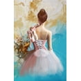 thumbnail image 4 of Póster de bailarina de ballet abstracta, pintura en lienzo e impresiones, imágenes artísticas de pared de acuarela para la decoración del hogar de la sala de estar, 4 of 5