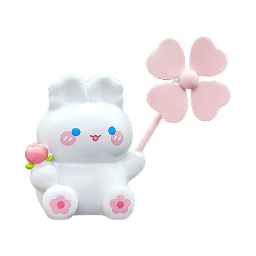 Automotive Air Fresheners Cute Rabbit Holding Windmill Cars Room Small Desktop Air Spray