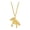 Golden, variant on Horse Pendant Necklace Ingot on Horse Pendant Necklace Immediate Wealth Lucky Horse Necklace Birthday Gift for Women Men