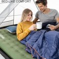 thumbnail image 3 of FYBTOF Double Inflatable Camping Sleeping Pad Waterproof Sleeping Pad Lightweight Portable Air Mattress Suitable for Tent Backpack Camping Hiking Outdoor Tent (Color : Blue, Size : 200x140x16cm)-2705, 3 of 5