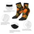 thumbnail image 5 of Sigee Orange Pumpkin for Crew Soft Moisture-wicking Socks ,Cushion Moisture Wicking Boot Socks for Men and Women, 5 of 7