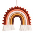 thumbnail image 1 of Colgante de pared del arco iris, decoración del arco iris, colgante de la pared del arco iris de Macrame, decoración de la guardería del bebé del arco iris, decoración de la pared de la guardería, 1 of 5