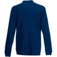 thumbnail image 2 of Fruit Of The Loom Mens Premium Long Sleeve Polo Shirt, 2 of 2