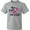 AC-Heather Grey, variant on Inktastic Breast Cancer Awareness Her Fight is Our Fight Youth T-Shirt