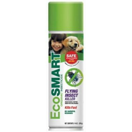 14 OZ Aerosol Organic Flying Insect Killer Fresh Natural Scent Kills F Only (Best Way To Kill Gnats)