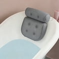 thumbnail image 4 of BAOPAI Bath Pillow For Tub With Suction Cups 3D Mesh Bathtub Spa Pillow For Neck Head Back Support Quickly Dry Comfortable, 4 of 6
