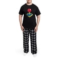 thumbnail image 5 of CafePress - Gamer Joystick Men's Dark Pajamas - Men's Dark Loose Fit Cotton Pajama Set, 5 of 7