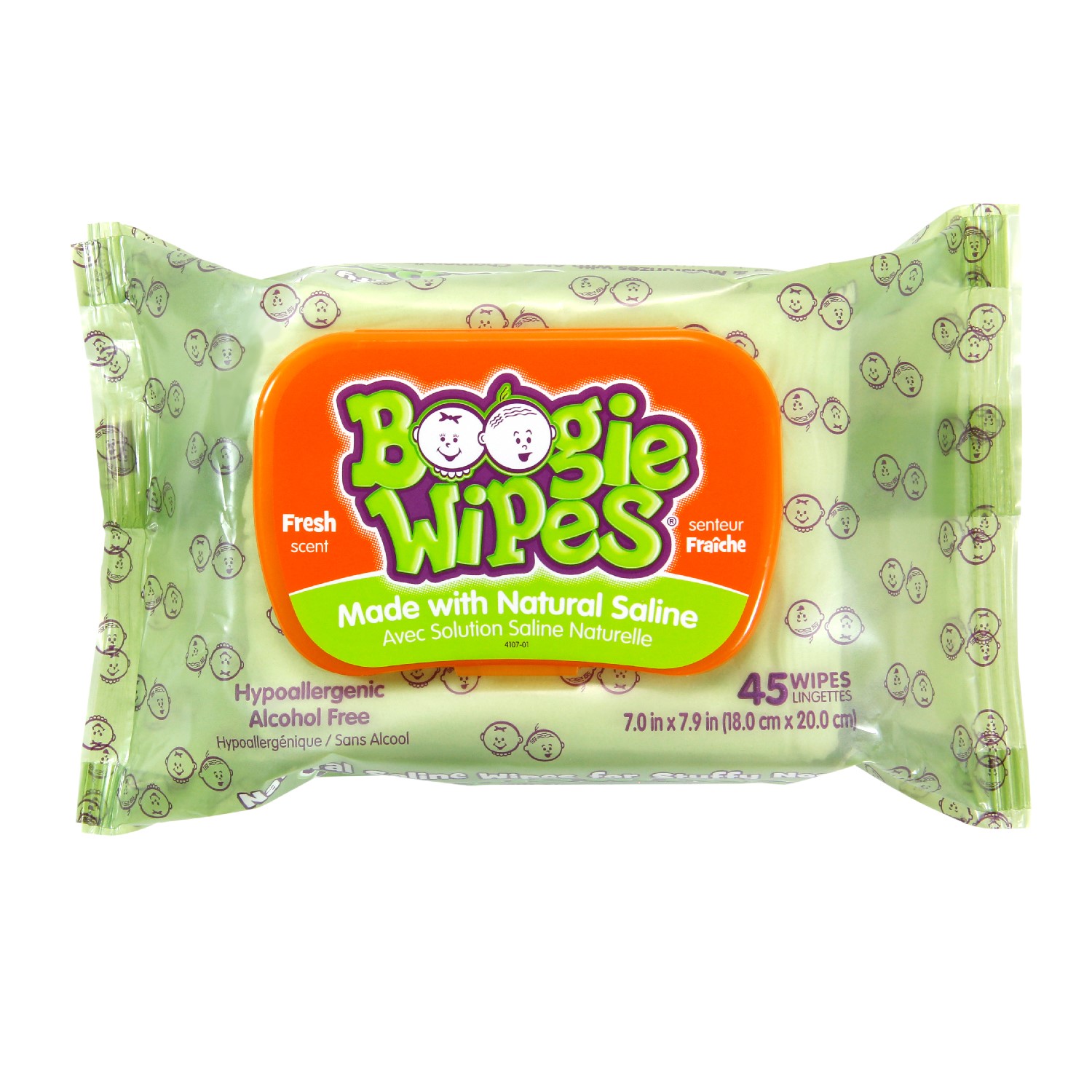 Boogie Wipes Fresh Scent Gentle Saline Baby Wipes (45 count)