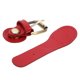 thumbnail image 1 of Hebilla de bolso con cierre de cuero de vaca, accesorios de Hardware hechos a mano, bricolaje, con accesorios de bronce (rojo), 1 ud., 1 of 8