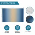 thumbnail image 6 of Navy Blue Ombre Placemats Set of 8, Modern Yellow Gradient Farmhouse Art Placemats for Dining Table, Place Mats for Kitchen Tabletop, Waterproof Wipeable Dining Table Mats Set, 6 of 9
