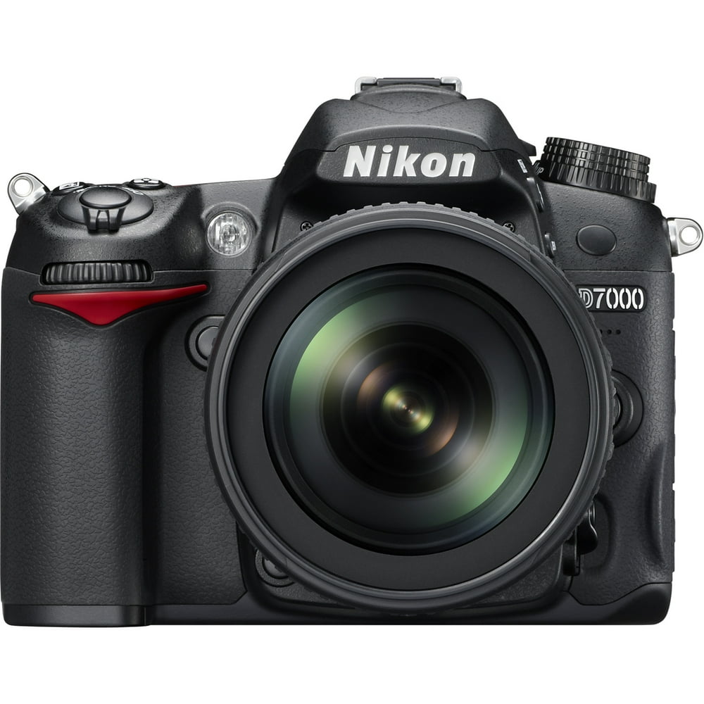 Nikon D7000 16.2 Megapixel Digital SLR Camera with Lens, 18 mm, 105 mm, Black