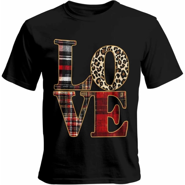 Camisetas para hombre con texto de amor de San Valentín, camisetas casuales de manga corta para hombre, camisetas gráficas