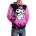 thumbnail image 4 of KUROMI Hoodie with Pocket Anime for Men Women Couple Gift, 4 of 7