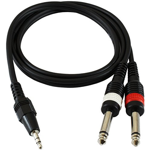 Single iPod GLS Audio 6ft Cable 1/8 TRS Stereo to XLR Male to XLR-M Cord for iPhone 6 Cables 3.5mm Mini and more Computer