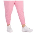 thumbnail image 3 of ID Ideology Off Duty Plus Size Jogger Pants Candy Pink Heather 1X, 3 of 3