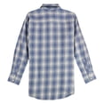 thumbnail image 2 of Levi's Womens Cotton Plaid Button Up Shirt, navy, S, 2 of 2