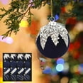 thumbnail image 6 of 16 Pcs Velvet Christmas Ornaments Balls glitter christmas tree decor flocked xmas balls for Indoor/Outdoor, wedding party, Festivals, Home Decorations, 6 of 9