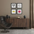 thumbnail image 2 of Gallery Pops Disney Mickey Mouse - Iconic Mickey Wall Art Bundle (4-Pack), Black Framed Version, 12" x 12", 2 of 5