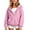 Pink, variant on StSilkitty Kids Long Sleeve Hoodies Half Zip Pullover Hooded Sweatshirts with Pockets Lightweight Casual Fashion Clothes