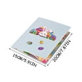 thumbnail image 3 of TIMIFIS Valentines Day Cards Easter Bunny Eggs Greeting Card Easter Day Greeting Card Paper Sculpture Blessing Message Card —Spring, 3 of 6