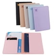 thumbnail image 2 of Practical PU Leather Passports Wallet with Elegant Embroidery Passports Protective Case Travel Essential Card Organized, 2 of 8