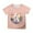Light Pink, variant on Easter Bunny T-Shirt Bunny Print Short Sleeve Bunny Outfits Funny Family Girls Kids T-Shirt Kids Toddler T-Shirt 6-7