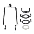 thumbnail image 1 of Soporte ajustable para pantalla de lámpara - Adaptador de base de luz Convertidor Juego de remates Soporte de piezas desmontables (Negro), 1 of 5