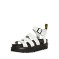 thumbnail image 1 of Sandalia Dr. Martens Blaire Fisherman para mujer, piel hidropiel blanca, 1 of 2