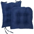 thumbnail image 1 of XINQIHANG 2-Piece Set of Rocking Chair Cushions, Rocking Chair Cushions, backrest Integrated Reclining Chair Cushions, Bottom Cushions (Navy Blue), 1 of 7
