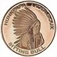 thumbnail image 4 of Private Mint 1 oz .999 Pure Copper Round/Challenge Coin (Sitting Bull), 4 of 4