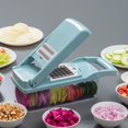 thumbnail image 2 of Picadora de verduras Dicer Cebolla Picadora, Pro Food Chopper Cortadora de verduras Veggie Chopper and Dicers, Cortadora de verduras y picadora para cocina, Mandolina Picadora de ajo con contenedor, A, 2 of 4